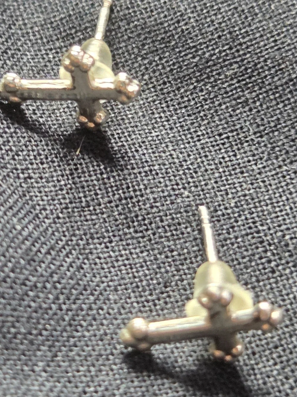 Vintage Dainty Cross Stud Earrings